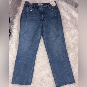 NWT Abercrombie & Fitch The 90's Straight Ultra High Rise Jeans Size 16 / 33